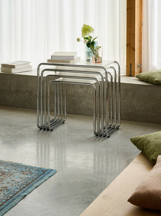 B9 Nesting Table by Marcel Breuer - view 3
