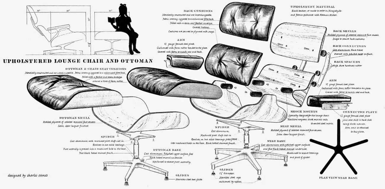 Eames Lounge Chair by Charles and Ray Eames - view 3