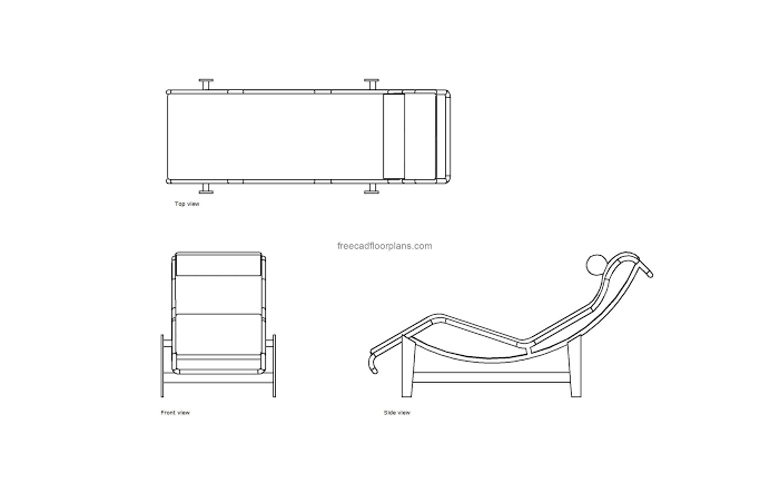 LC4 Chaise Longue - view 4