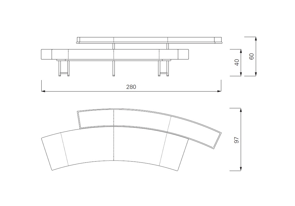 Monte Carlo Sofa by Eileen Gray - view 4